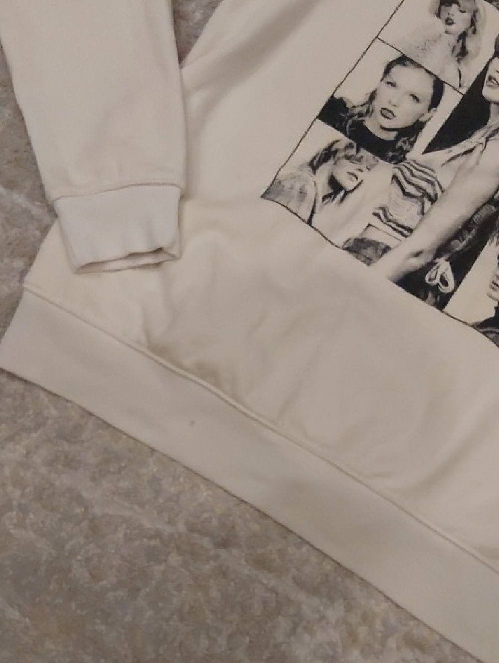 Taylor Swift  The Eras Tour  Beige Hoodie Size M - Picture 4 of 13
